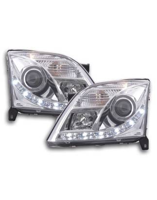 Daylight headlights LED daytime running lights Opel Vectra C 2002-2005 chrome