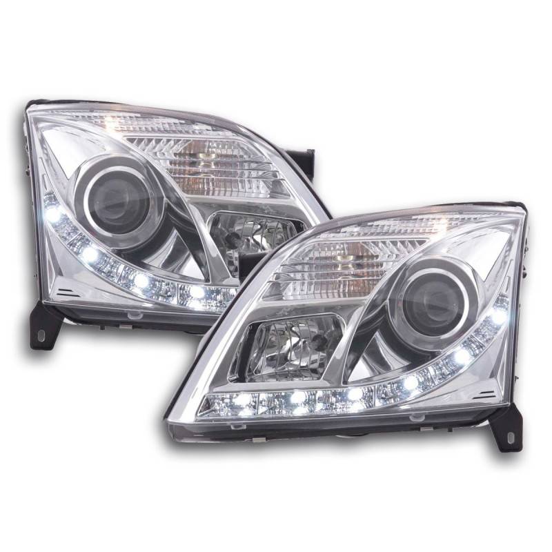 Daylight headlights LED daytime running lights Opel Vectra C 2002-2005 chrome