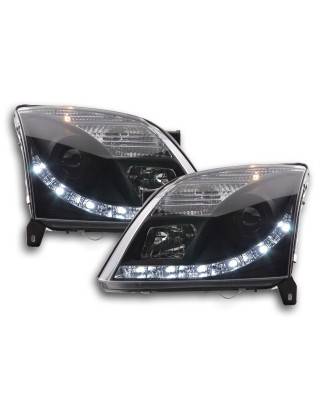 Daylight headlight LED daytime running lights Opel Vectra C 2002-2005 black