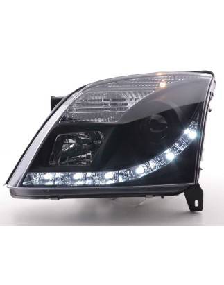 Phare Daylight LED feux de jour Opel Vectra C 2002-2005 noir