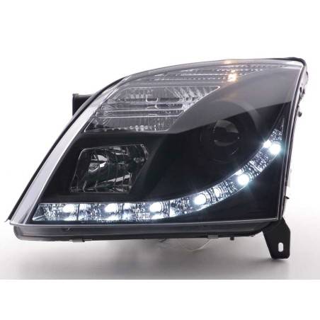 Phare Daylight LED feux de jour Opel Vectra C 2002-2005 noir