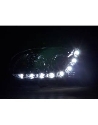 Daylight headlight LED daytime running lights VW Golf 3 91-97 chrome