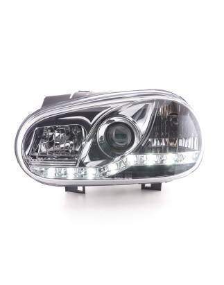 Phares Daylight LED Feux de jour LED VW Golf 4 97-03 chrome