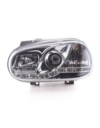 Phares Daylight LED Feux de jour LED VW Golf 4 97-03 chrome