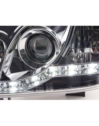 Phares Daylight LED Feux de jour LED VW Golf 4 97-03 chrome