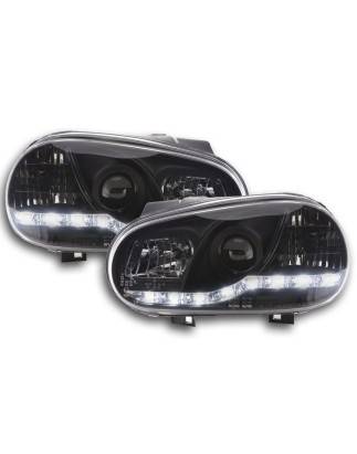 Phare Daylight LED feux de jour VW Golf 4 97-03 noir