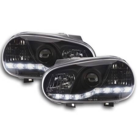 Daylight headlight LED daytime running lights VW Golf 4 97-03 black