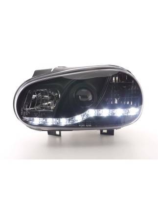 Daylight headlight LED daytime running lights VW Golf 4 97-03 black