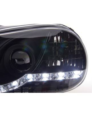 Phare Daylight LED feux de jour VW Golf 4 97-03 noir