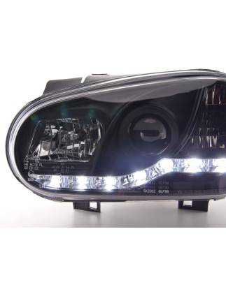 Phare Daylight LED feux de jour VW Golf 4 97-03 noir