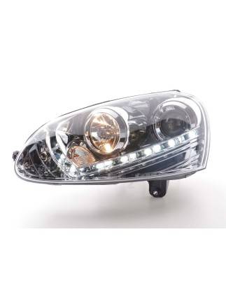 Daylight headlight LED daytime running lights VW Golf 5 03-08 chrome