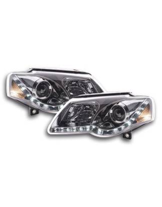 Daylight headlight LED daytime running lights VW Passat B6 3C chrome