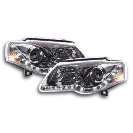 Daylight headlight LED daytime running lights VW Passat B6 3C chrome