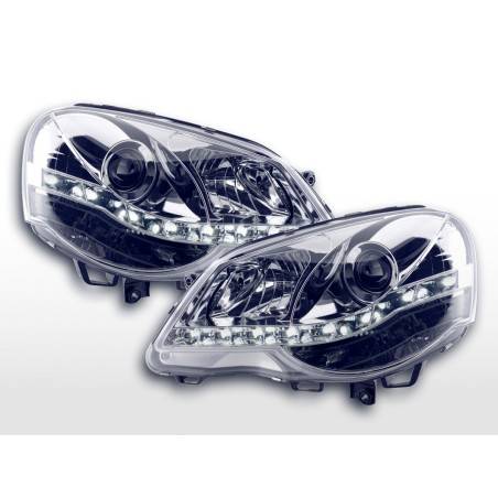 Phare Daylight LED feux de jour VW Polo 4 9N3 chrome