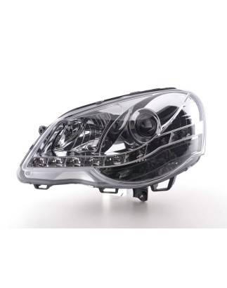 Daylight headlight LED daytime running lights VW Polo 4 9N3 chrome