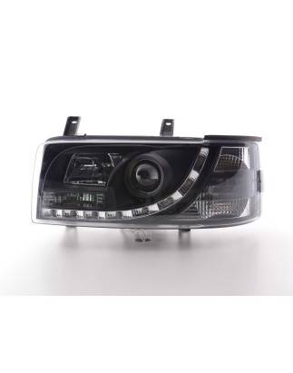 Headlights Daylight LED daytime running lights VW Bus T4 90-96 black