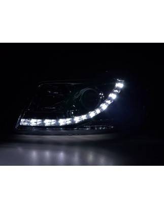 Phares Daylight LED feux de jour VW Bus T5 03-09 chrome