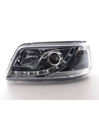 Headlights Daylight LED daytime running lights VW Bus T5 03-09 chrome