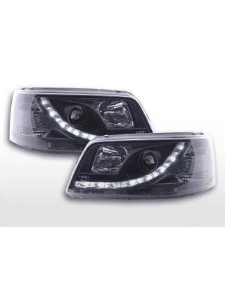 Headlights Daylight LED daytime running lights VW Bus T5 03-09 black