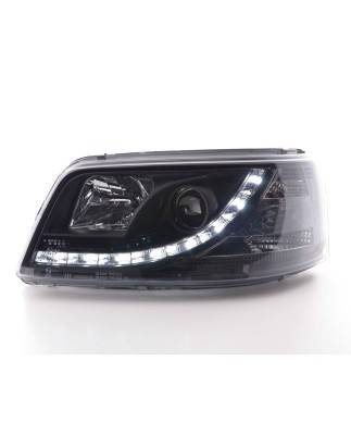 Headlights Daylight LED daytime running lights VW Bus T5 03-09 black