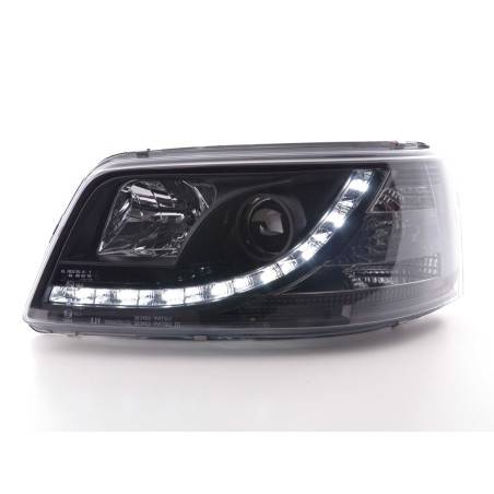 Headlights Daylight LED daytime running lights VW Bus T5 03-09 black