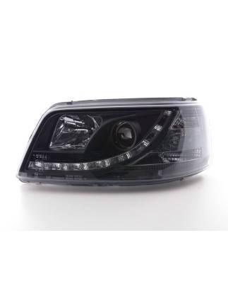 Headlights Daylight LED daytime running lights VW Bus T5 03-09 black