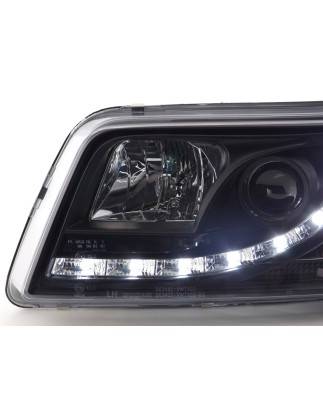 Headlights Daylight LED daytime running lights VW Bus T5 03-09 black