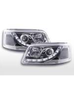 Headlights Daylight LED daytime running lights VW Bus T5 03-09 chrome