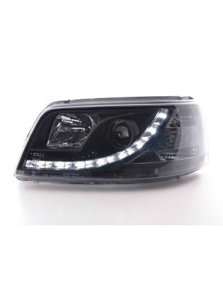 Headlights Daylight LED daytime running lights VW Bus T5 03-09 black