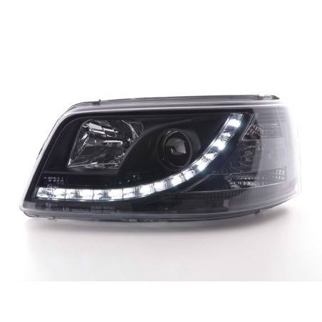 Headlights Daylight LED daytime running lights VW Bus T5 03-09 black