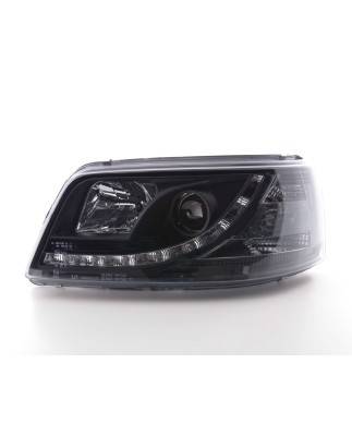 Headlights Daylight LED daytime running lights VW Bus T5 03-09 black