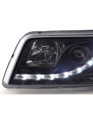 Headlights Daylight LED daytime running lights VW Bus T5 03-09 black