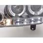 Headlight set VW Golf 5 03-08 chrome