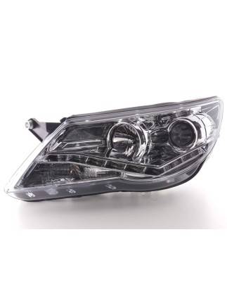 Phares Daylight LED feux de jour VW Tiguan 07-11 chrome