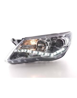 Phares Daylight LED feux de jour VW Tiguan 07-11 chrome