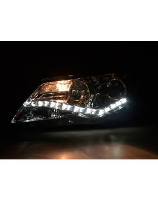 Daylight headlights LED daytime running lights VW Tiguan 07-11 chrome