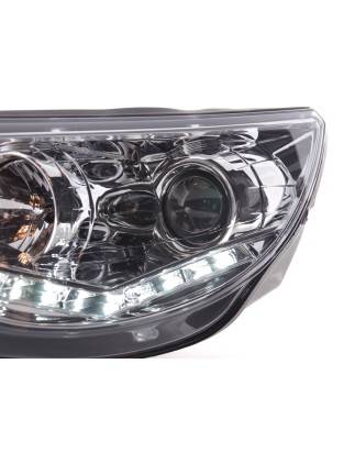 Phares Daylight LED feux de jour VW Tiguan 07-11 chrome