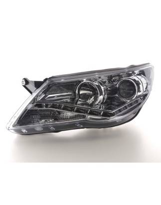 Daylight headlight LED DRL look VW Tiguan 07-11 chrome