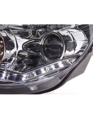 Daylight headlight LED DRL look VW Tiguan 07-11 chrome