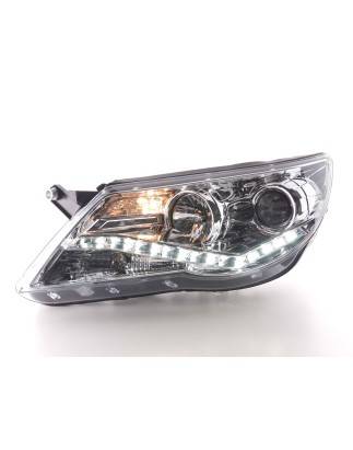 Daylight headlight LED DRL look VW Tiguan 07-11 chrome