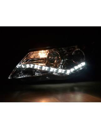 Daylight headlight LED DRL look VW Tiguan 07-11 chrome