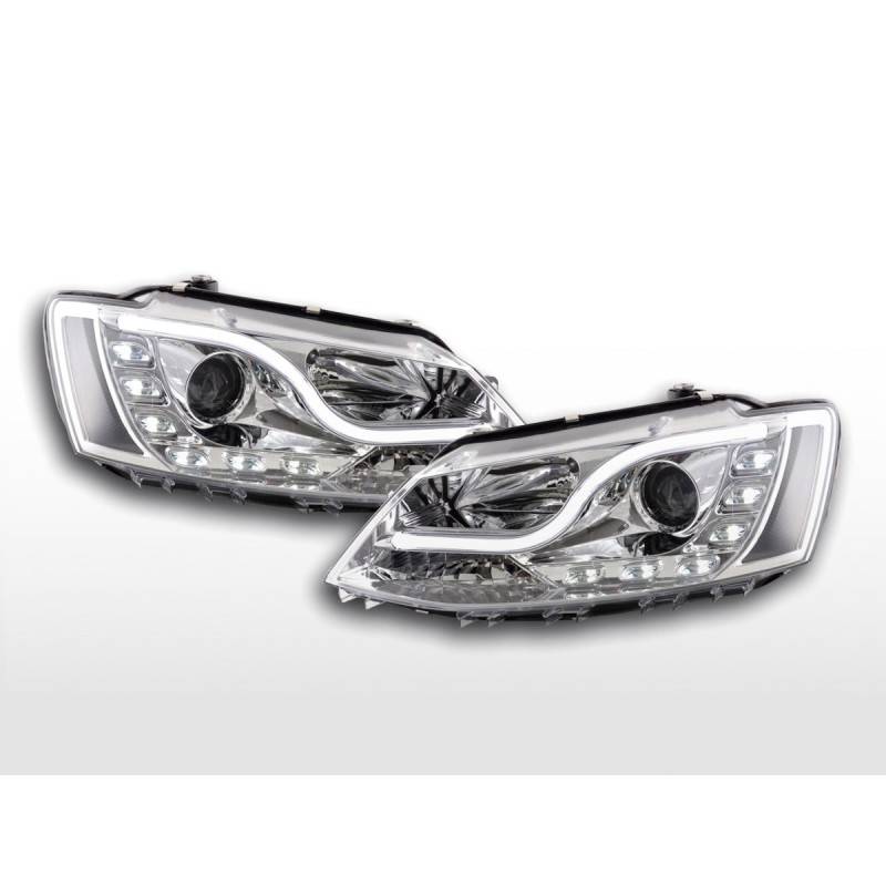 Daylight headlights LED daytime running lights VW Jetta 6 from 2011 chrome