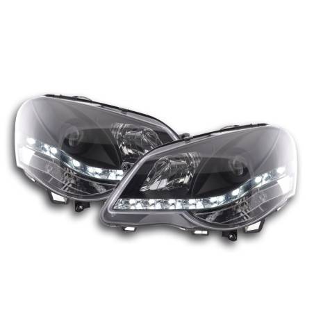 Daylight headlight LED daytime running lights VW Polo 9N3 05-09 black