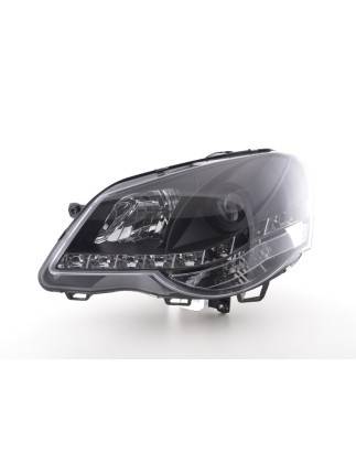 Daylight headlight LED daytime running lights VW Polo 9N3 05-09 black