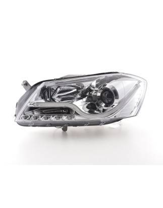 Daylight headlight LED DRL look VW Passat B7 3C 10- chrome