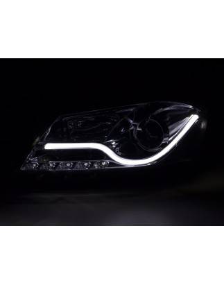 Daylight headlight LED DRL look VW Passat B7 3C 10- chrome