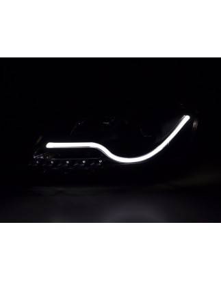 Daylight headlight LED DRL look VW Passat B7 3C 10- black