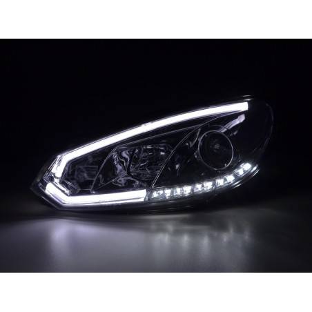 Headlights Daylight LED daytime running lights VW Golf 6 08-12 chrome