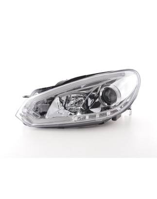 Phares Daylight LED feux de jour VW Golf 6 08-12 chrome