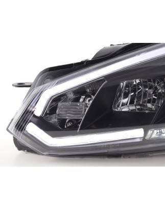 Phare Daylight LED feux de jour VW Golf 6 08-12 noir